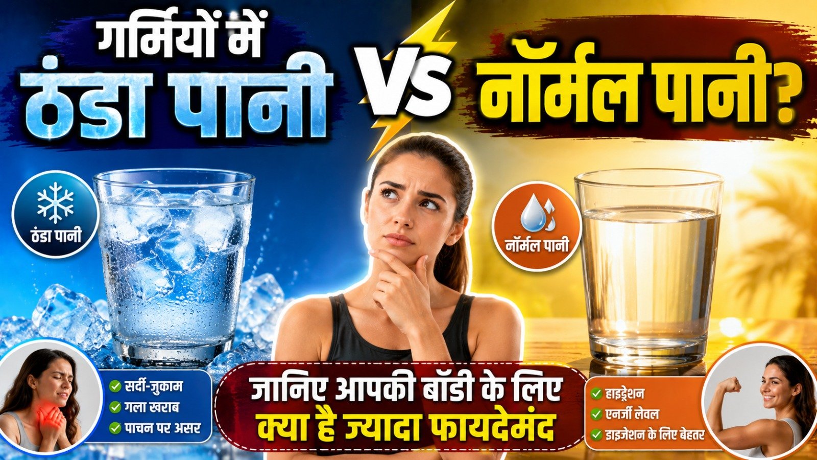 गर्मियों में ठंडा पानी या नॉर्मल पानी? जानिए आपकी बॉडी के लिए क्या है ज्यादा फायदेमंद
