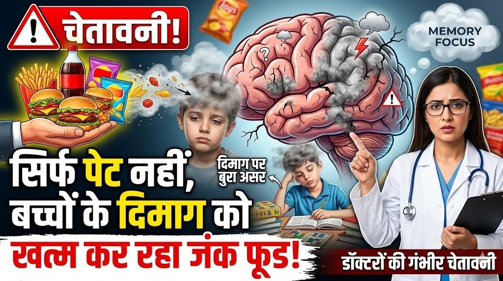 सिर्फ पेट नहीं, बच्चों के दिमाग को भी नुकसान पहुंचा रहा जंक फूड; डॉक्टरों ने दी गंभीर चेतावनी