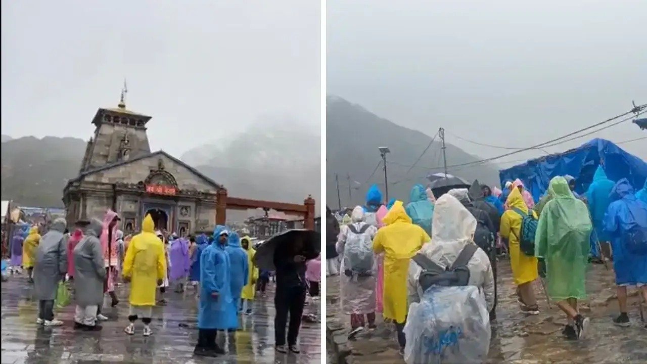उत्तराखंड में भारी बारिश का ऑरेंज अलर्ट, श्रद्धालुओं की सुरक्षा के लिए अस्थायी रूप से रोकी गई केदारनाथ यात्रा
