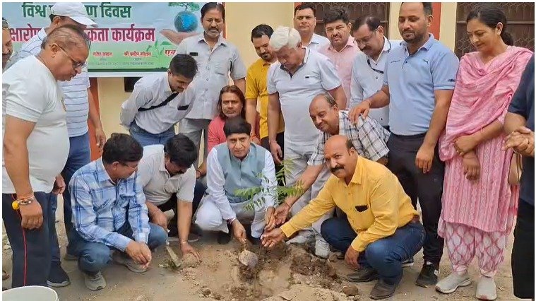 रुड़की में पर्यावरण दिवस पर विशेष अभियान, कैबिनेट मंत्री ने किया पौधारोपण