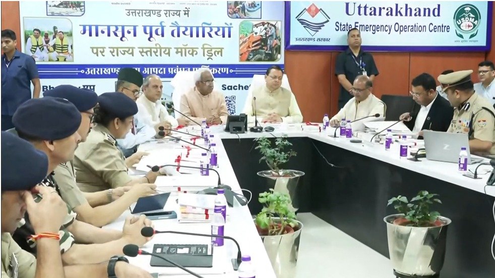 उत्तराखंड में मानसून को लेकर हाई अलर्ट, मुख्यमंत्री धामी ने दिए त्वरित कार्रवाई के निर्देश